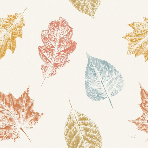 Harvest Sentiments Pattern II White Modern Wood Framed Art Print with Double Matting by Hershey, Moira
