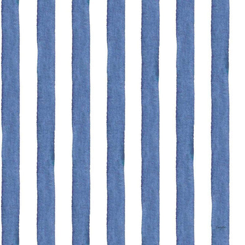 Delft Delight Pattern II Black Modern Wood Framed Art Print with Double Matting by Rice, Kristy