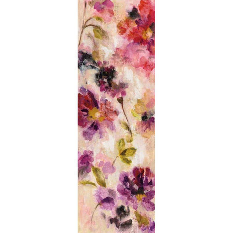 Exuberant Florals II White Modern Wood Framed Art Print by Vassileva, Silvia