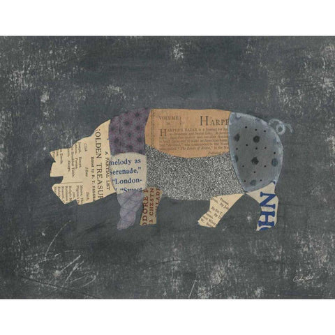 From the Butcher VII Black Modern Wood Framed Art Print with Double Matting by Prahl, Courtney