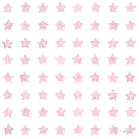 Coastal Baby Pattern III White Modern Wood Framed Art Print with Double Matting by Grove, Beth