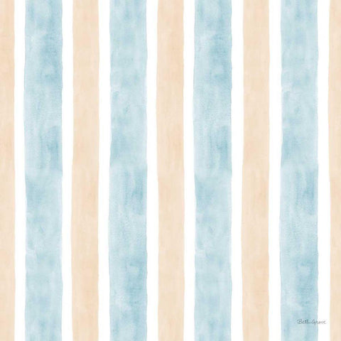 Coastal Baby Pattern V Black Modern Wood Framed Art Print by Grove, Beth