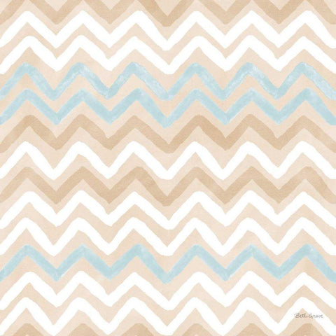 Coastal Baby Pattern XVIII Gold Ornate Wood Framed Art Print with Double Matting by Grove, Beth