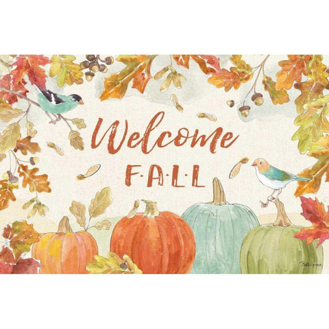 Falling for Fall I Black Modern Wood Framed Art Print by Grove, Beth