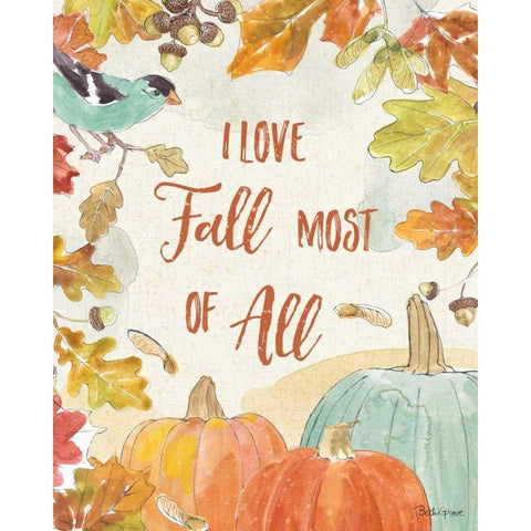 Falling for Fall V Black Modern Wood Framed Art Print by Grove, Beth