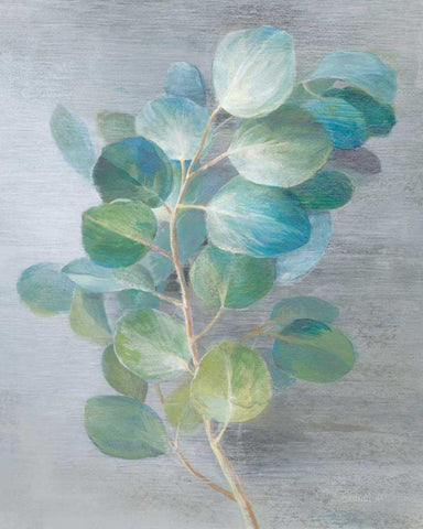 Fresh I Light Black Ornate Wood Framed Art Print with Double Matting by Nai, Danhui