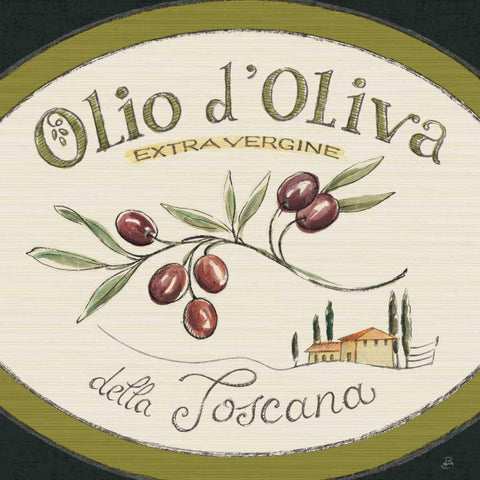 Tuscan Flavor VI Black Ornate Wood Framed Art Print with Double Matting by Brissonnet, Daphne