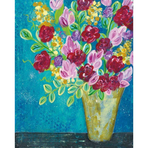 Bright Summer Black Modern Wood Framed Art Print with Double Matting by Prahl, Courtney