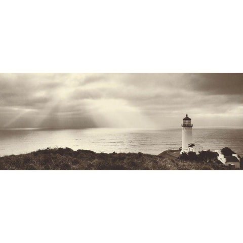 North Head Black Modern Wood Framed Art Print with Double Matting by Majchrowicz, Alan
