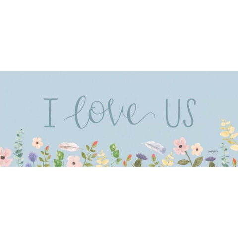 Spring Sentiments III White Modern Wood Framed Art Print by Jackson, Jenaya