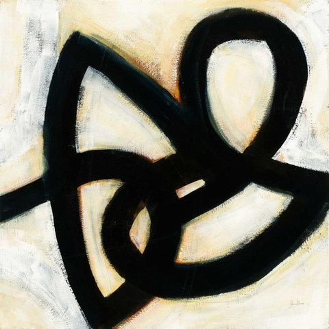 In the Maze I Black Ornate Wood Framed Art Print with Double Matting by Davies, Jane