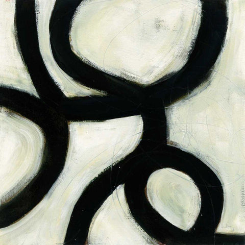 In the Maze II White Modern Wood Framed Art Print by Davies, Jane