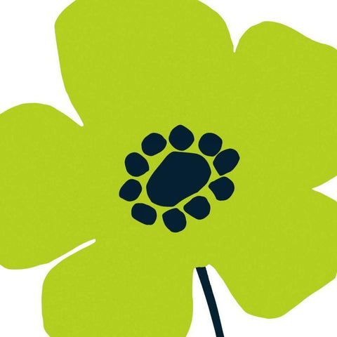 Pop Art Floral IV Gold Ornate Wood Framed Art Print with Double Matting by Wild Apple Portfolio