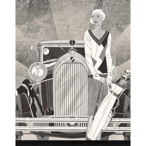 Road Tour II No Words White Modern Wood Framed Art Print by Schlabach, Sue