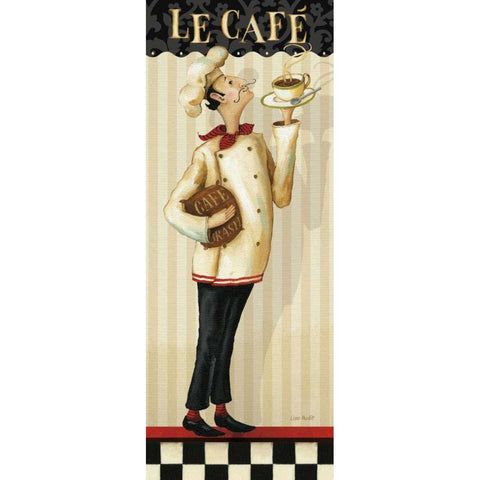 Chefs Masterpiece II Black Modern Wood Framed Art Print by Audit, Lisa