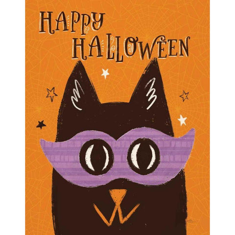 Spooktacular XIII White Modern Wood Framed Art Print by Penner, Janelle