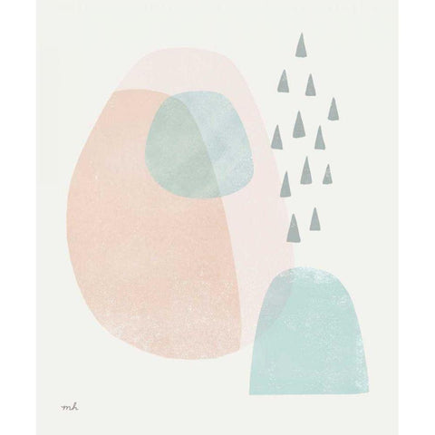 Lovely Dream Black Modern Wood Framed Art Print with Double Matting by Hershey, Moira