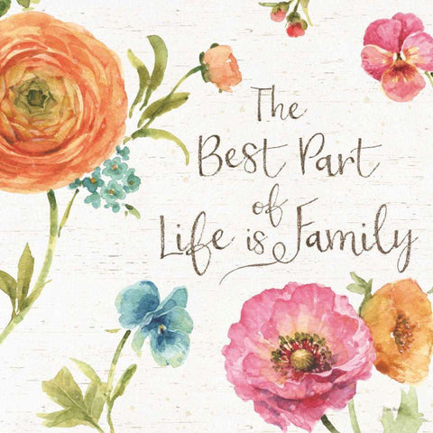 Country Fresh X Family Black Modern Wood Framed Art Print by Audit, Lisa