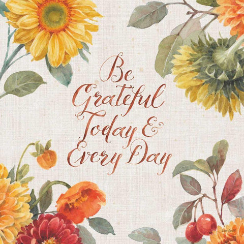 Autumn in Bloom V Black Modern Wood Framed Art Print with Double Matting by Audit, Lisa