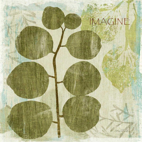 Woodland Thoughts I Black Ornate Wood Framed Art Print with Double Matting by Mullan, Michael