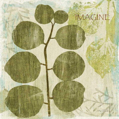 Woodland Thoughts I Black Ornate Wood Framed Art Print with Double Matting by Mullan, Michael
