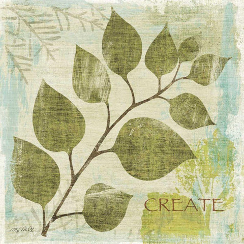 Woodland Thoughts III Gold Ornate Wood Framed Art Print with Double Matting by Mullan, Michael