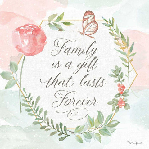 Watercolorful VIII Black Modern Wood Framed Art Print with Double Matting by Grove, Beth