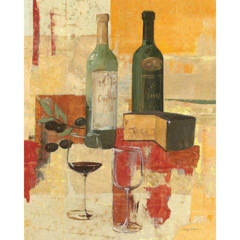 Contemporary Wine Tasting III White Modern Wood Framed Art Print by Tillmon, Avery