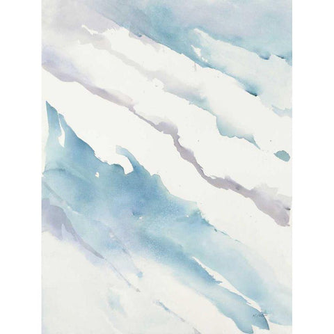 Drift White Modern Wood Framed Art Print by Schick, Mike