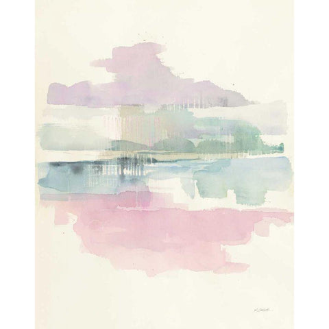 Lifting Fog Black Modern Wood Framed Art Print by Schick, Mike