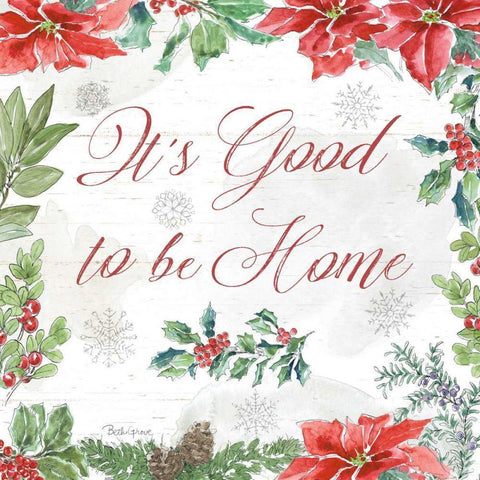 Farmhouse Holidays IV Black Modern Wood Framed Art Print by Grove, Beth