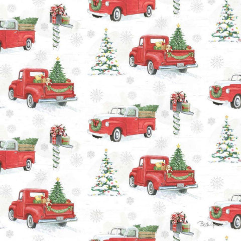 Farmhouse Holidays Step 01 Black Modern Wood Framed Art Print by Grove, Beth