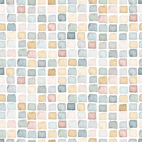 World Traveler Pattern IV Black Modern Wood Framed Art Print with Double Matting by Marshall, Laura