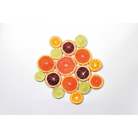 Sunny Citrus I Black Modern Wood Framed Art Print by Bradley, Felicity