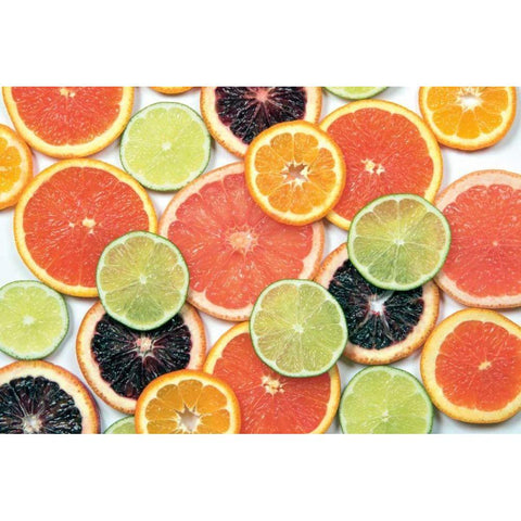 Sunny Citrus IV Black Modern Wood Framed Art Print by Bradley, Felicity