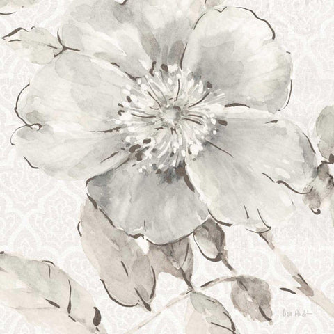 Indigold V Gray Black Ornate Wood Framed Art Print with Double Matting by Audit, Lisa