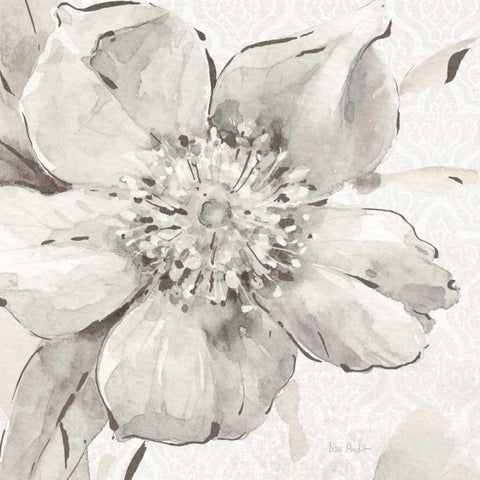 Indigold VI Gray Black Modern Wood Framed Art Print by Audit, Lisa