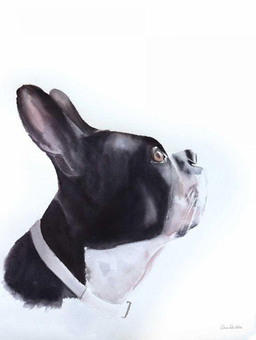 Breakfast Time White Modern Wood Framed Art Print with Double Matting by Valle, Aimee Del