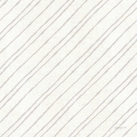 Floursack Lemon Pattern VI Black Ornate Wood Framed Art Print with Double Matting by Nai, Danhui