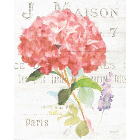 Maison des Fleurs VI Gold Ornate Wood Framed Art Print with Double Matting by Nai, Danhui