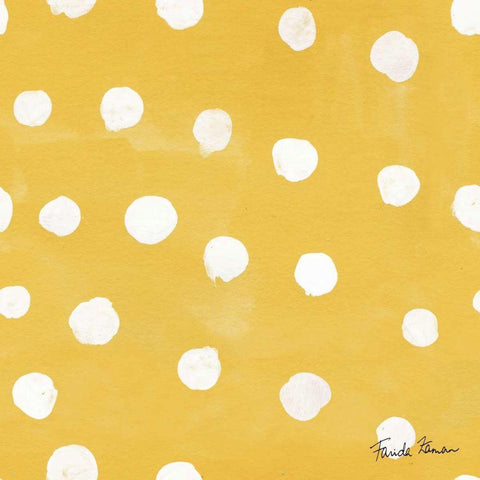 Mellow Yellow Step 06A White Modern Wood Framed Art Print with Double Matting by Zaman, Farida