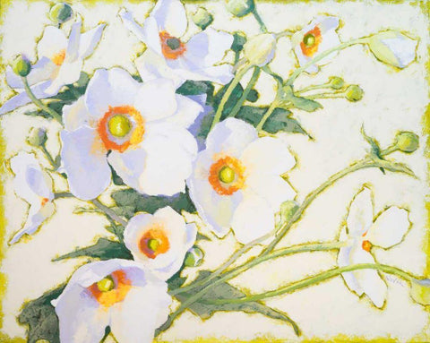 Morning Light has Broken Black Ornate Wood Framed Art Print with Double Matting by Novak, Shirley