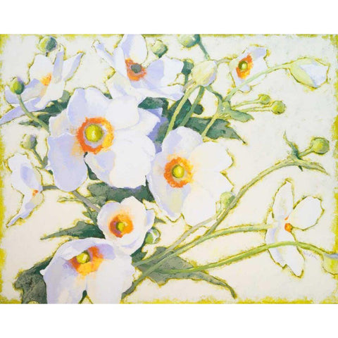 Morning Light has Broken White Modern Wood Framed Art Print by Novak, Shirley