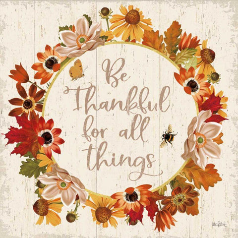 Fall Garden IV White Modern Wood Framed Art Print by Pertiet, Katie