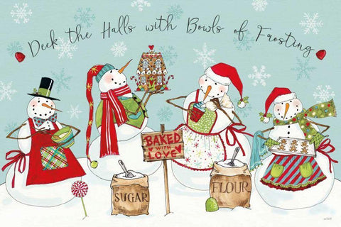 Baked with Love I White Modern Wood Framed Art Print with Double Matting by Tavoletti, Anne