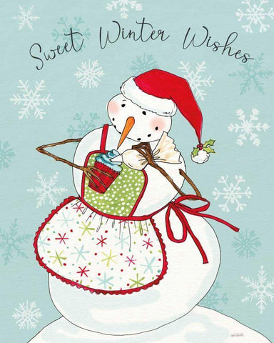 Baked with Love III Black Ornate Wood Framed Art Print with Double Matting by Tavoletti, Anne