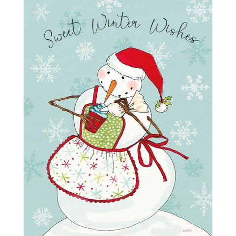 Baked with Love III Black Modern Wood Framed Art Print with Double Matting by Tavoletti, Anne