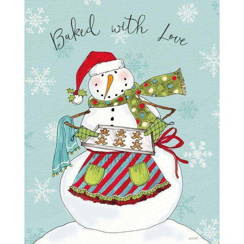 Baked with Love V White Modern Wood Framed Art Print by Tavoletti, Anne