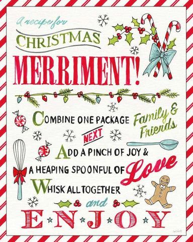 Baked with Love VI White Modern Wood Framed Art Print with Double Matting by Tavoletti, Anne