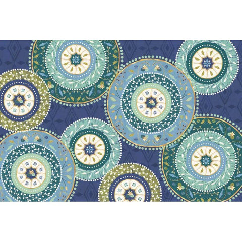 Otomi Lake XI Black Modern Wood Framed Art Print by Charron, Veronique